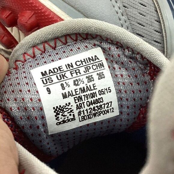 Adidas Climacool - Men's Sz 9 - Gray Spikeless Golf Shoes - Q44603 - 2015 - Picture 10 of 10